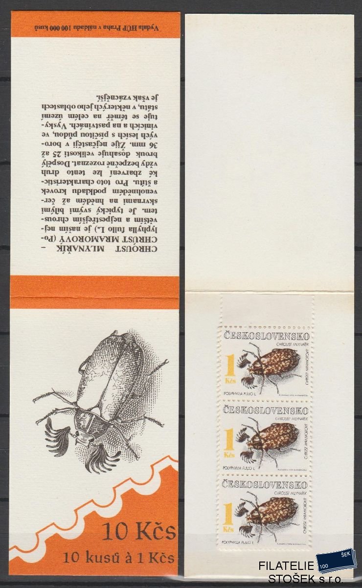 ČSSR známky 3014 ORZ - sešitek