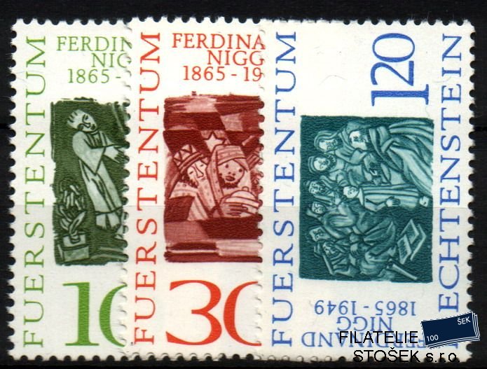Liechtenstein Mi 455-7