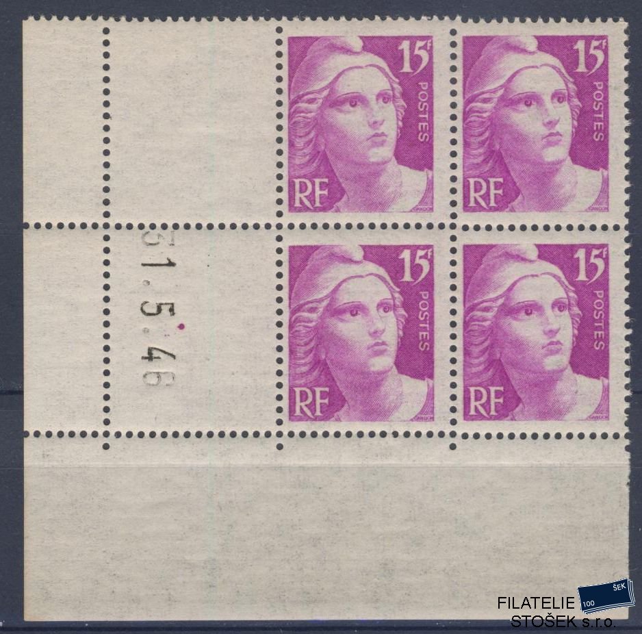 Francie známky Yv 727 31.5.1946