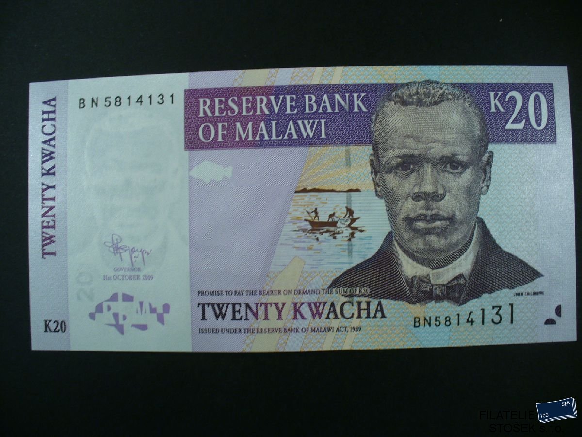 Bankovky - Malawi - 20 Kwacha