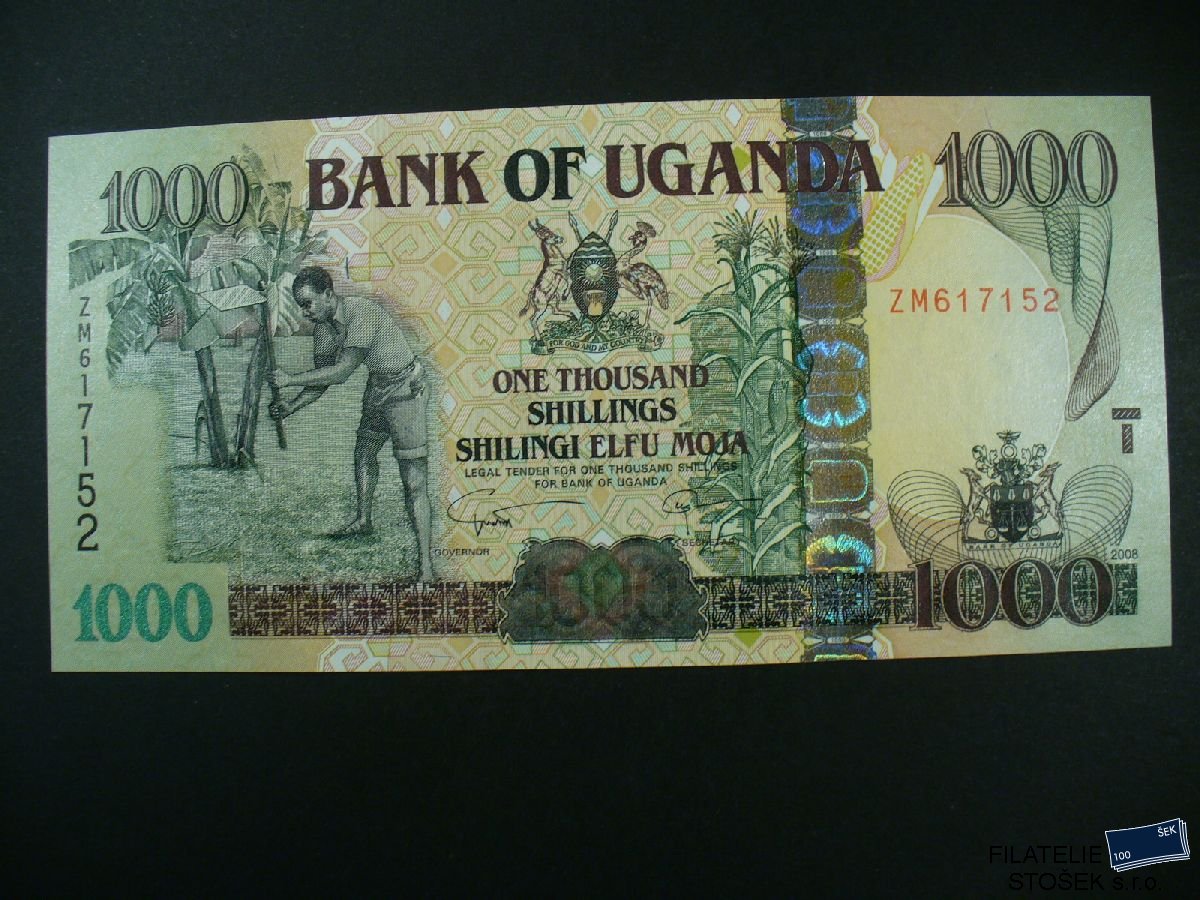 Bankovky - Uganda - 1000 Schillings