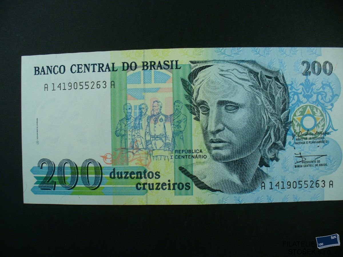 Bankovky - Brazílie - 200 Cruzeiros