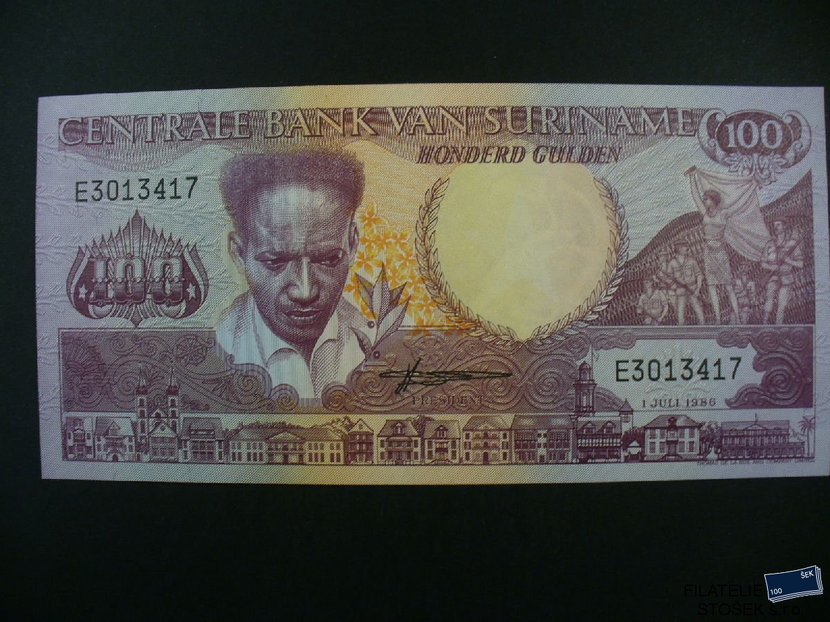 Bankovky - Surinam - 100 Gulden
