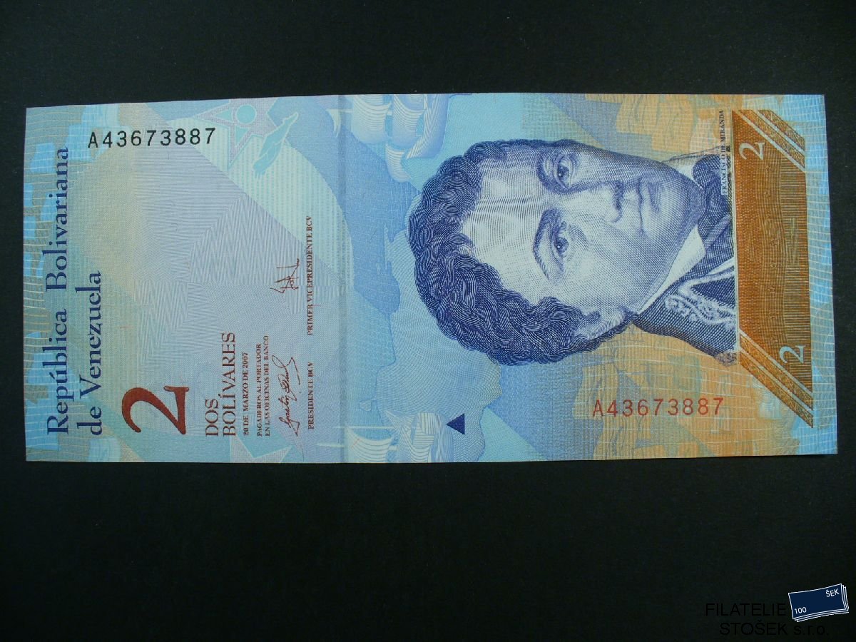 Bankovky - Venezuela - 2 Bolivares