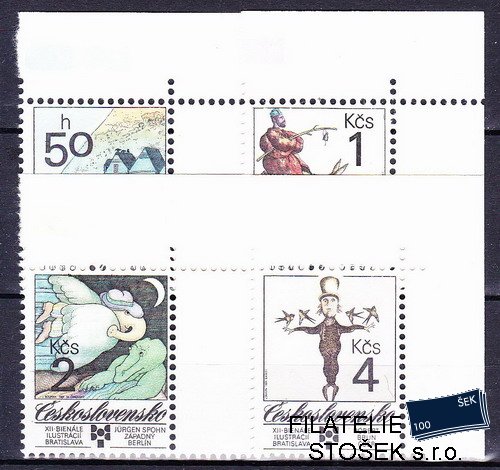 ČSSR známky 2904-7 Rohové známky
