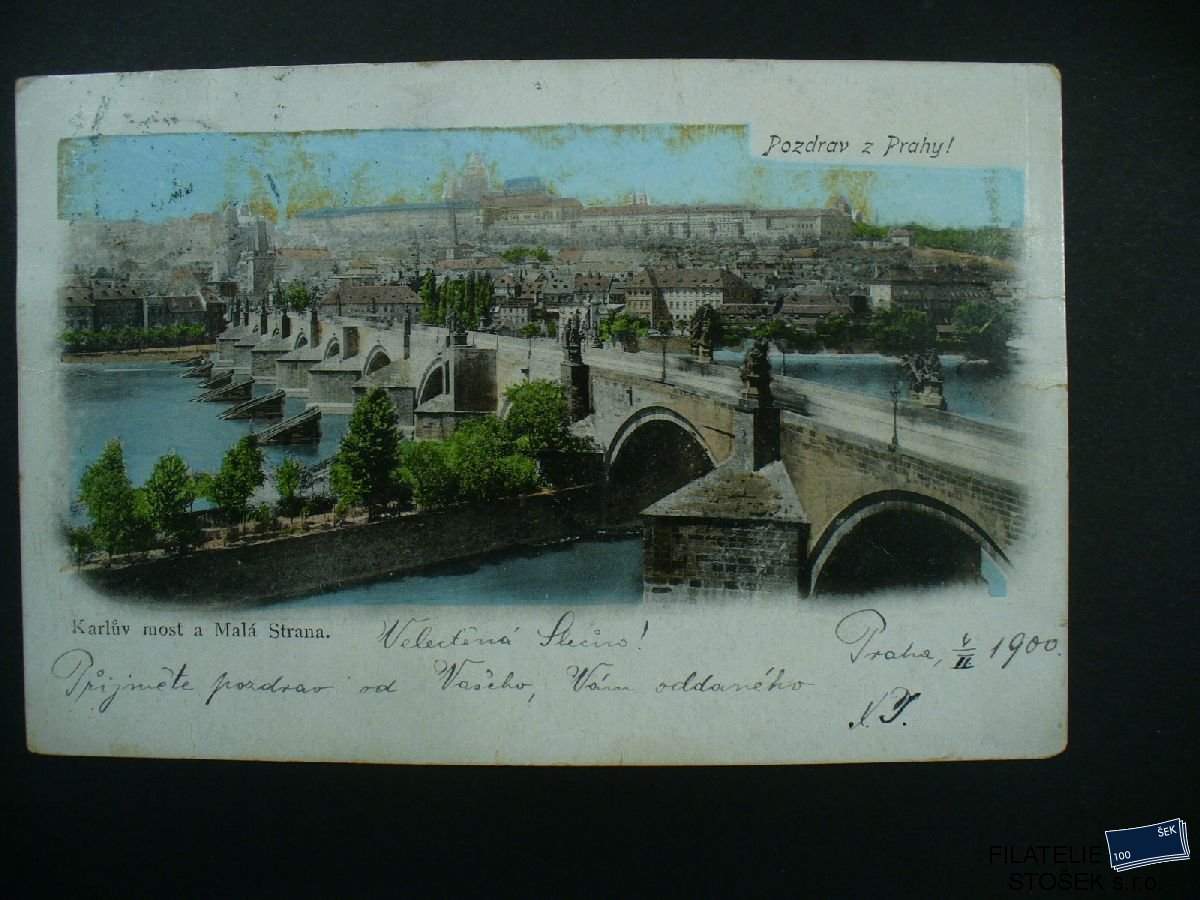 Pohlednice - Praha - Karlův most a Malá Strana