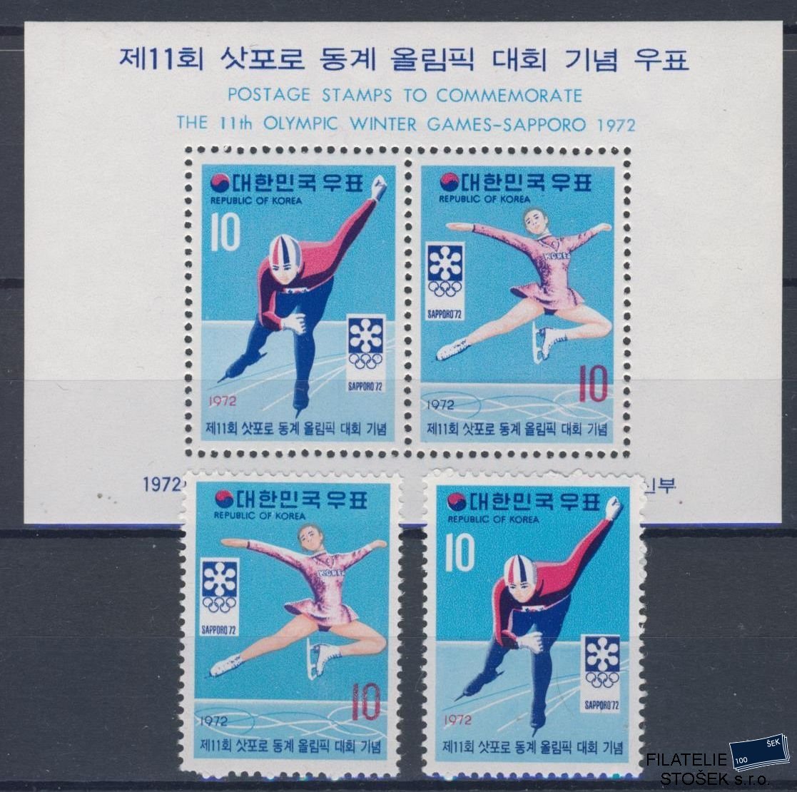 Jižní Korea známky Mi 824-25 +Bl 352 - OH 14972