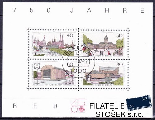 Berlín známky Mi 772-5 (Bl.8)