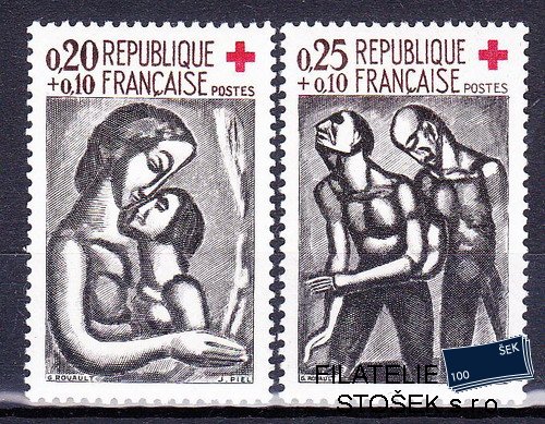 Francie známky Mi 1376-7