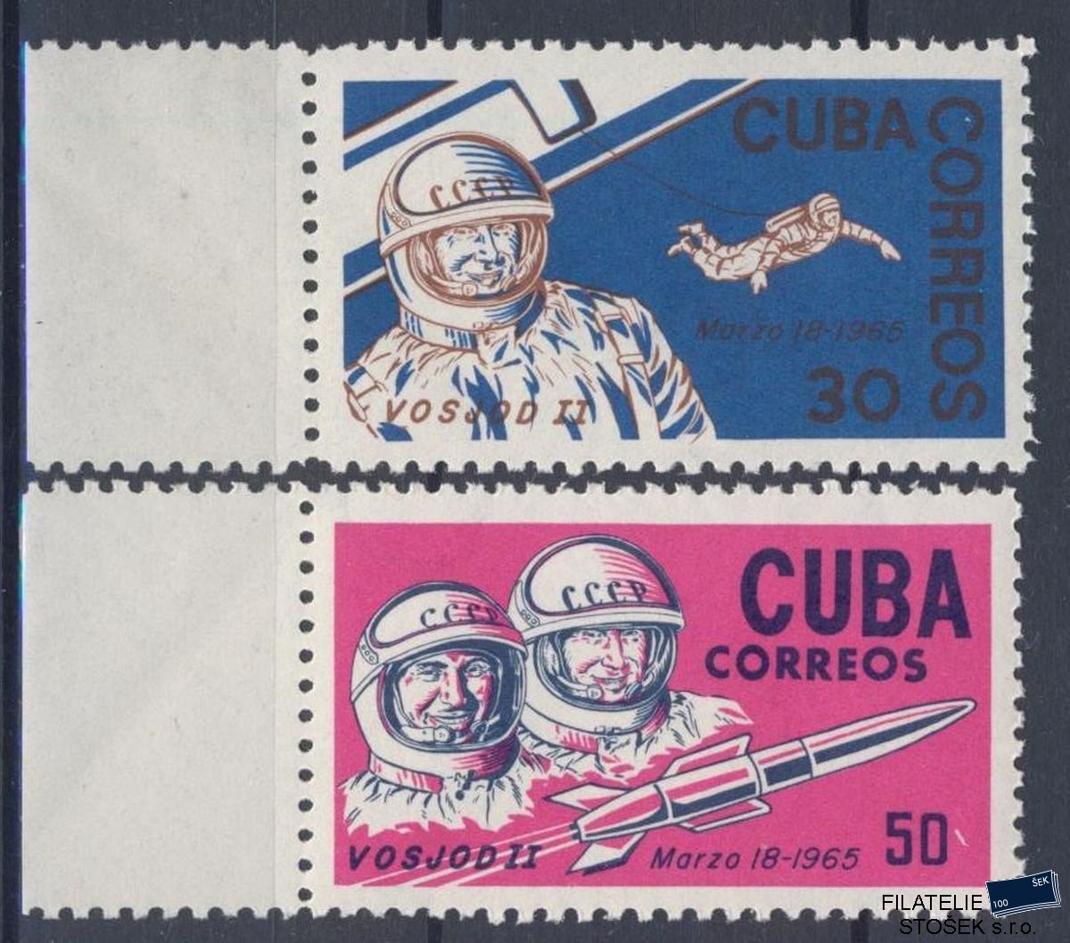 Kuba známky Mi 1008-9