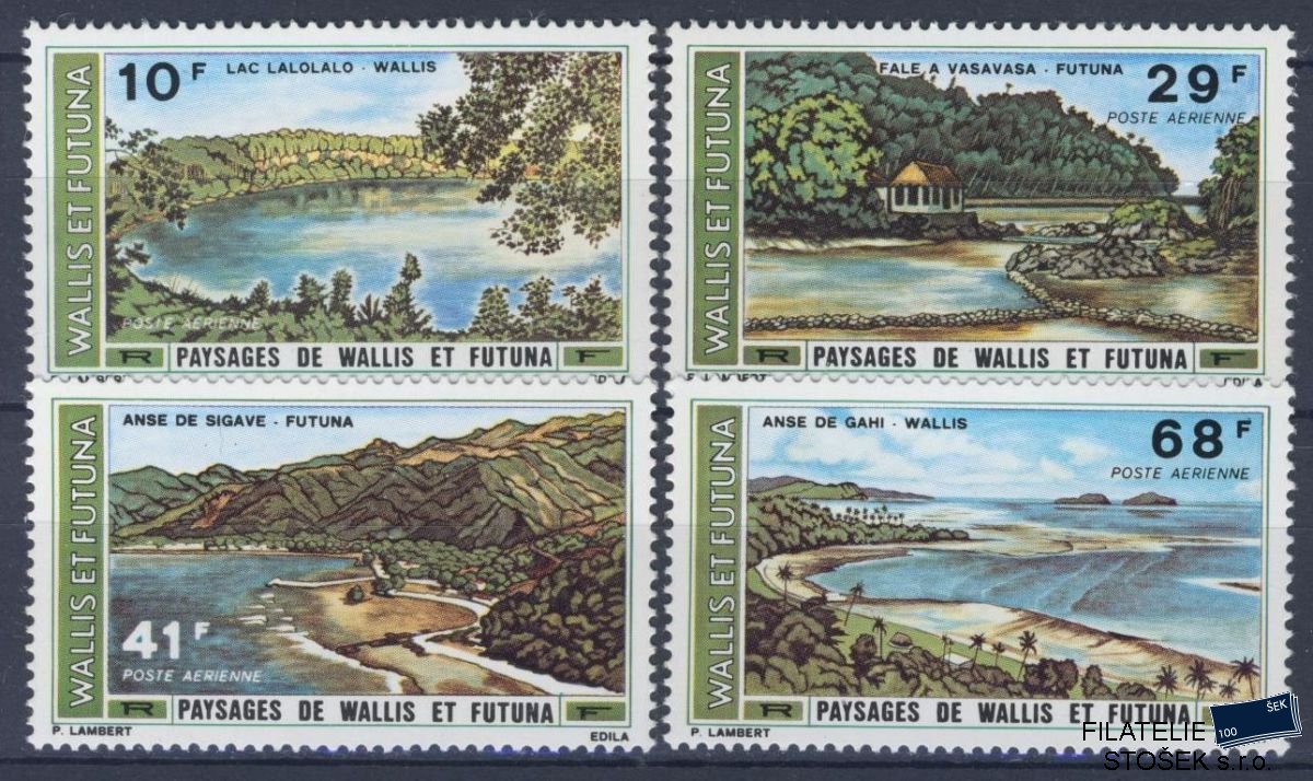 Wallis et Futuna známky Yv PA 67-70