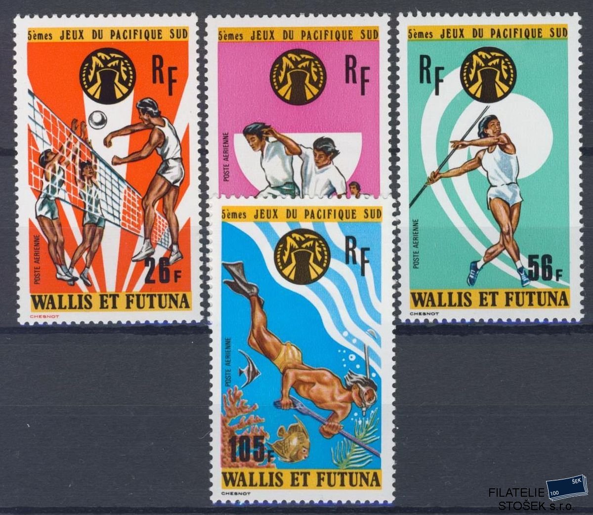 Wallis et Futuna známky Yv PA 63-6