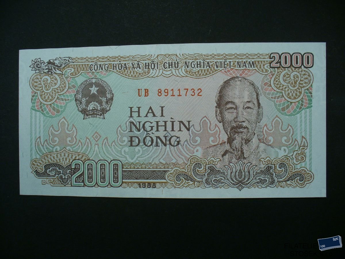 Bankovky - Vietnam - 2000 Dong