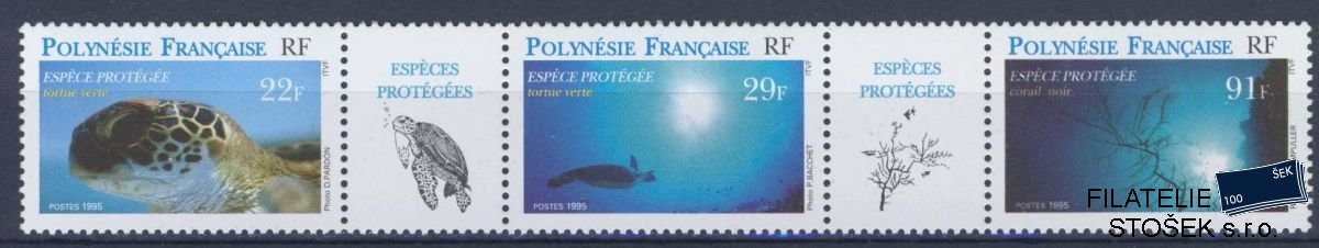 Polynésie známky Mi 0676-8 St