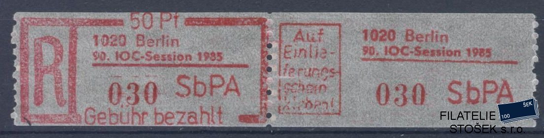 Německo - NDR známky PA2 - OH 1984