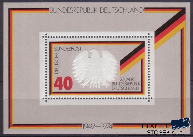 Bundes známky Mi Block 10