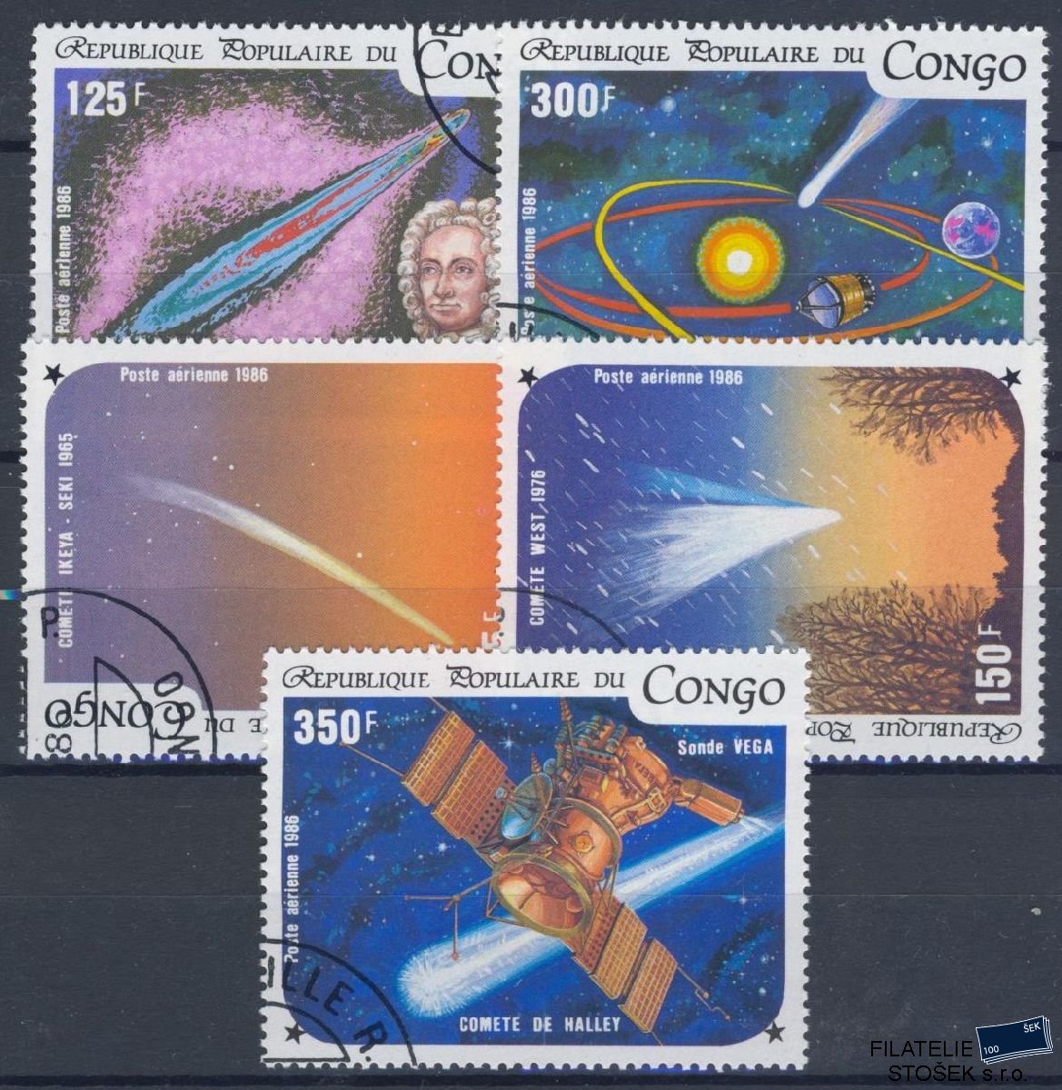 Congo - sestava známek  - Kosmos