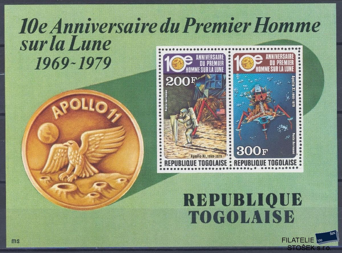 Togo známky Mi Blok 148 - Kosmos