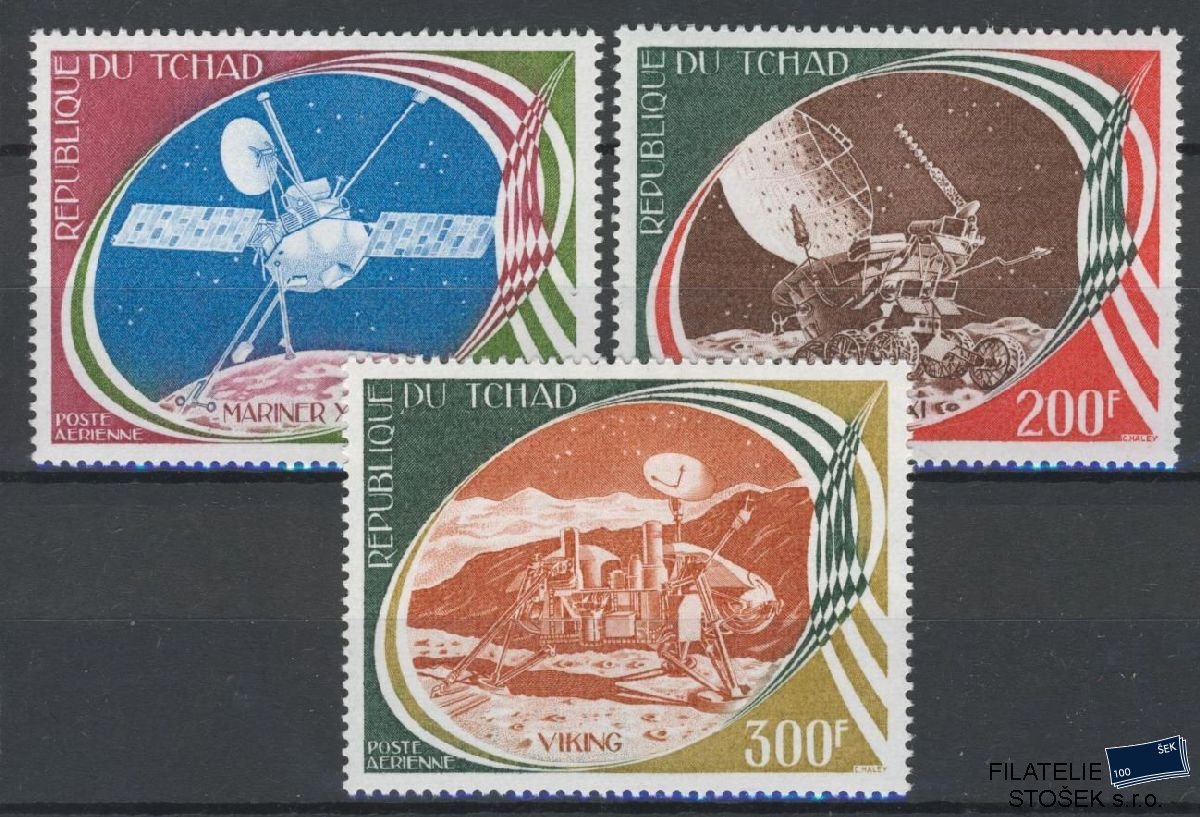 Tchad známky Mi 800-2 - Kosmos