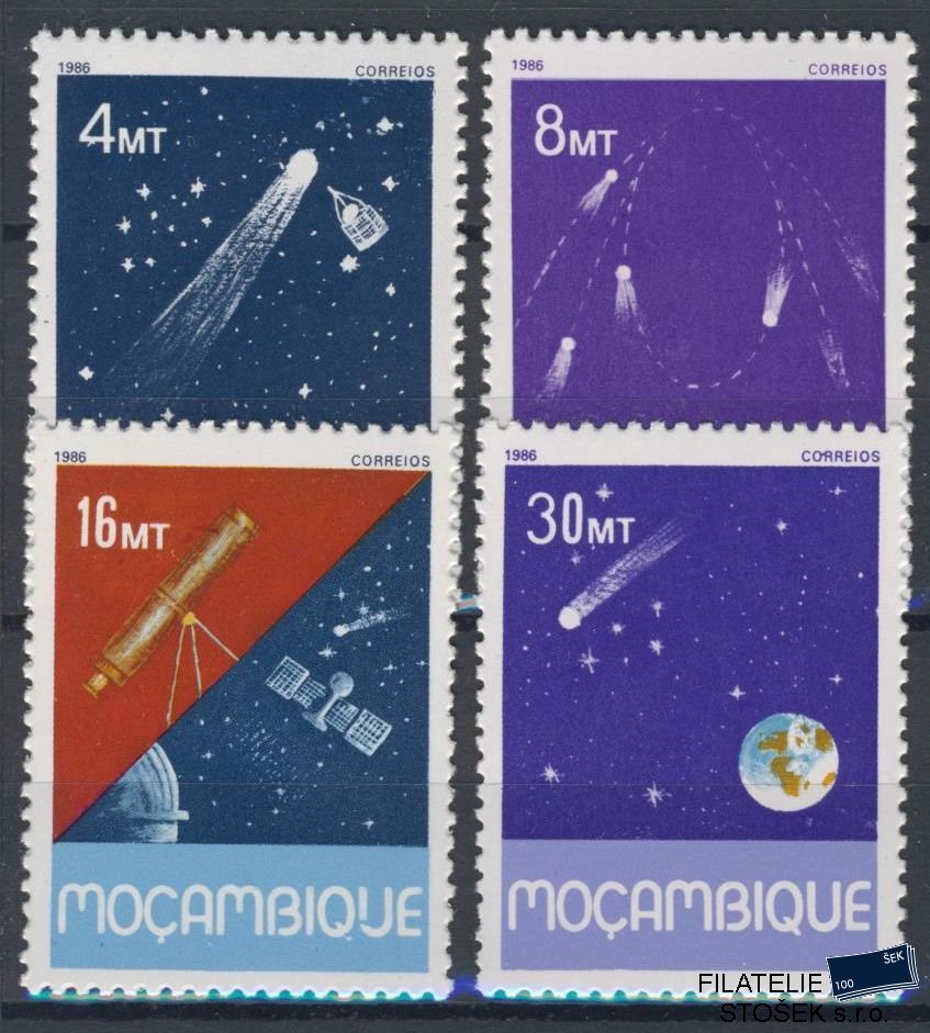 Mozambik známky Mi 1046-49 - Kosmos