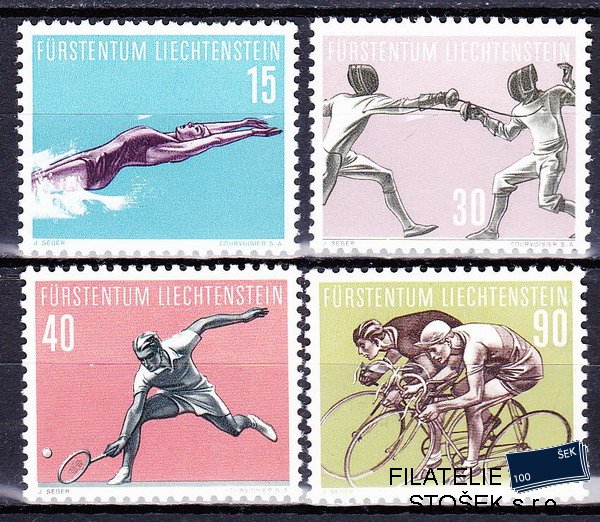Liechtenstein známky Mi 365-8