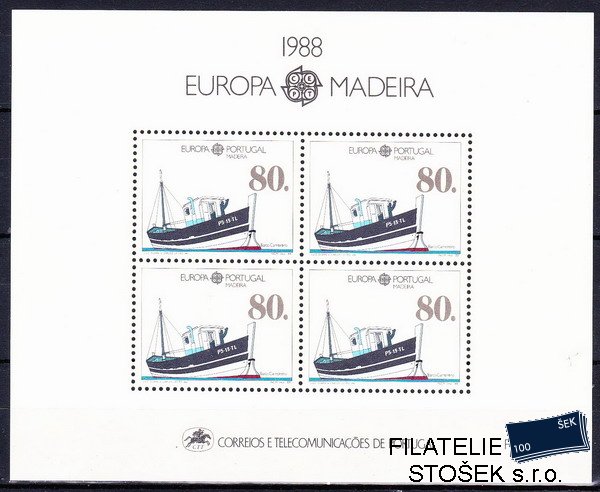 Madeira známky Mi 118 (Bl.9)