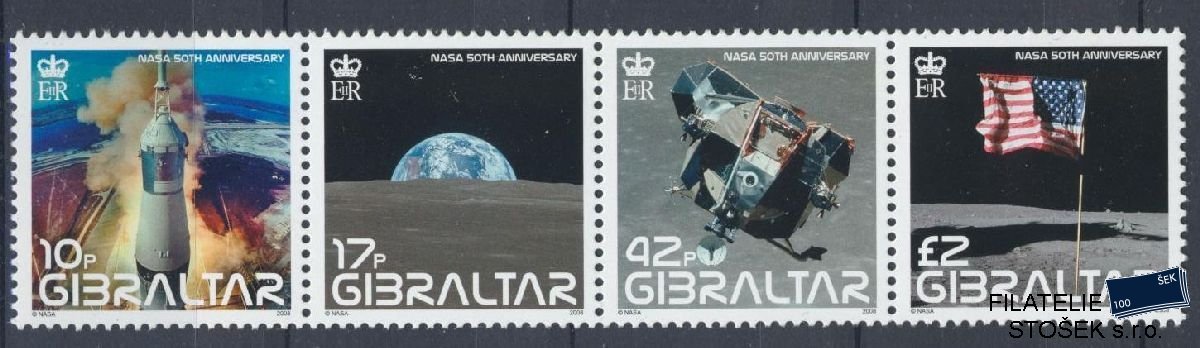 Gibraltar známky Mi 1289-92 - Kosmos