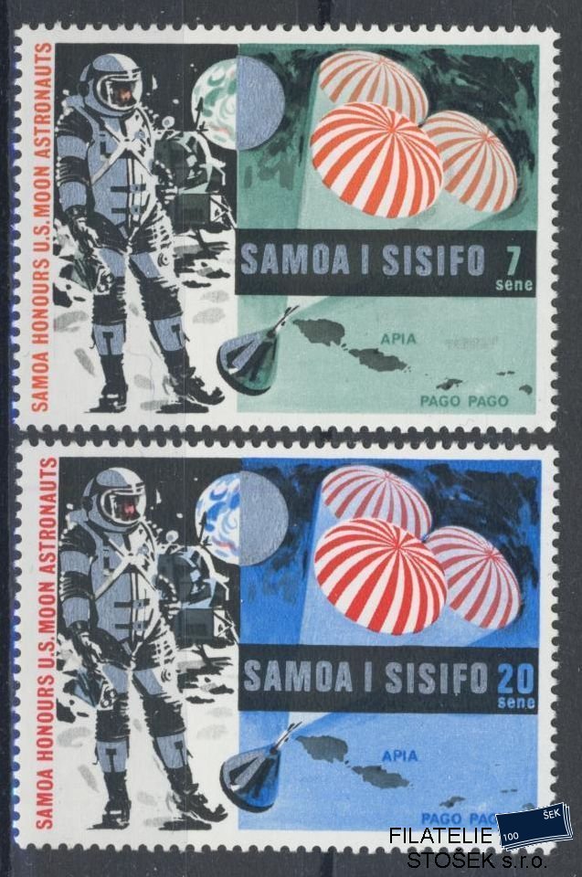 Samoa i Sisifo známky Mi 204-5 - Kosmos