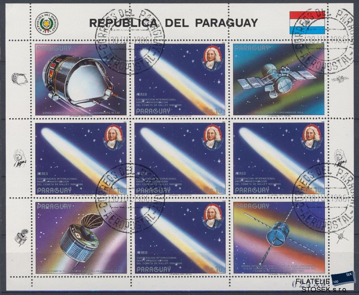 Paraguay - sestava známek  - Kosmos