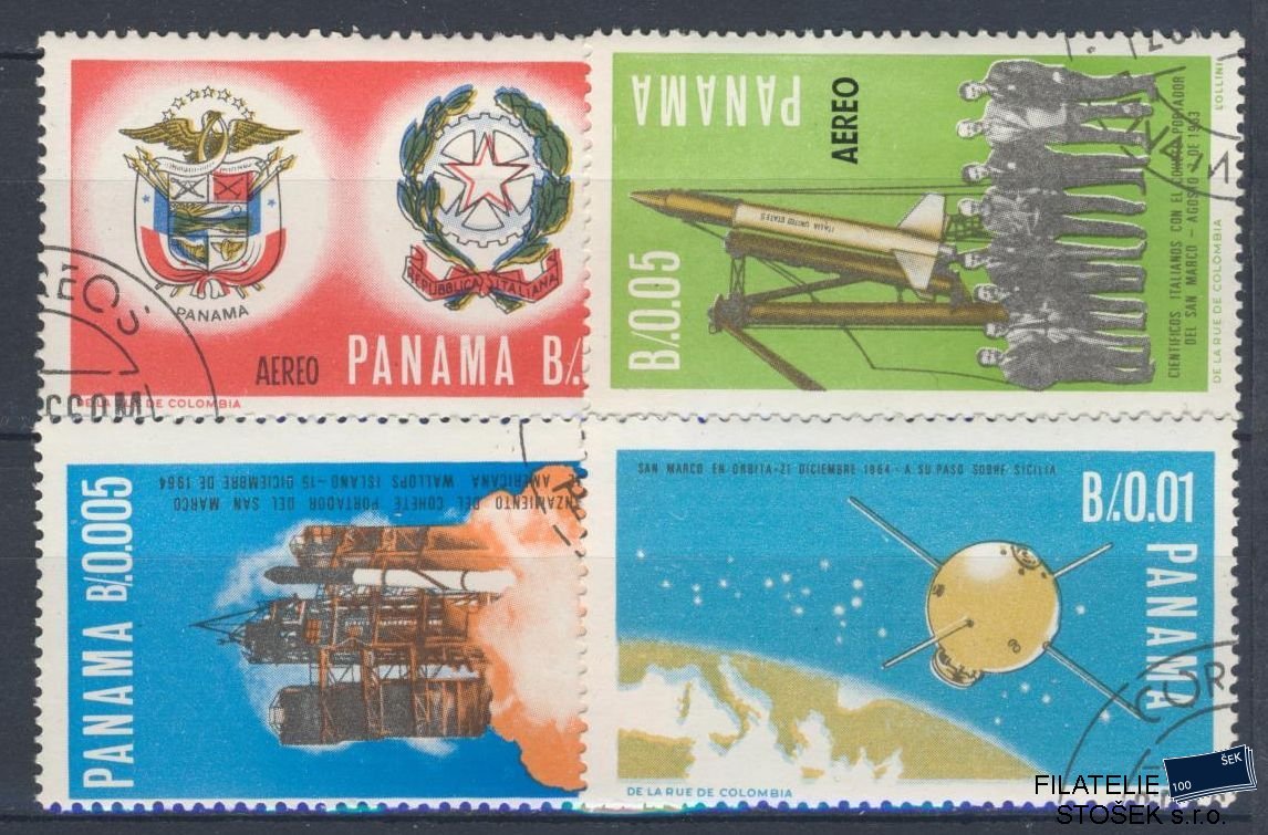 Panama - sestava známek  - Kosmos