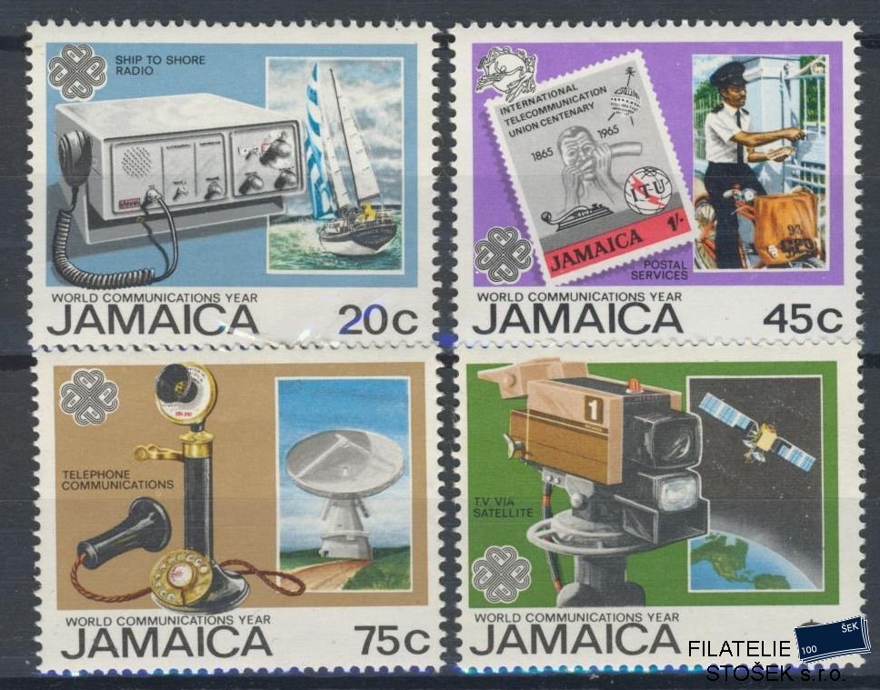 Jamaica známky Mi 571-74 - Kosmos