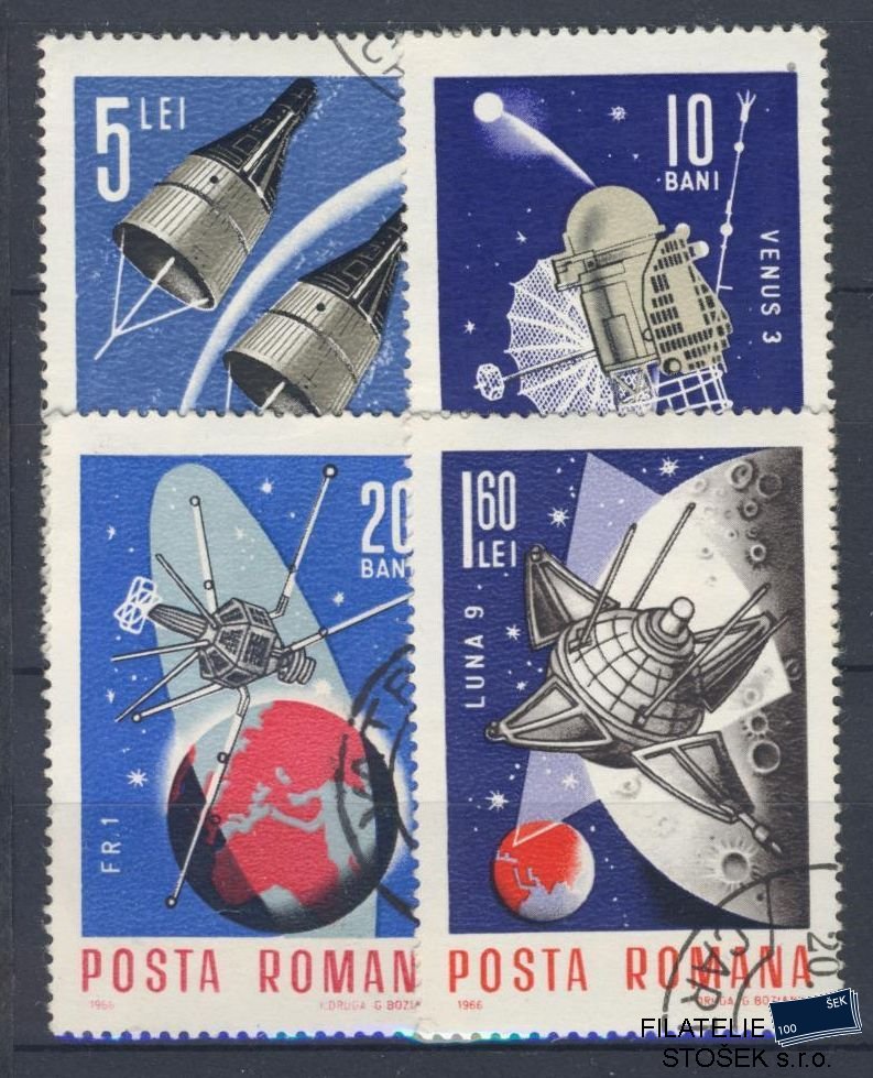 Rumunsko - sestava známek  - Kosmos