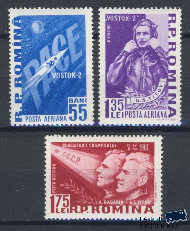 Rumunsko známky Mi 1994-96 - Kosmos