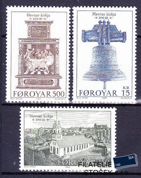 Faerské ostrovy známky Mi 179-81