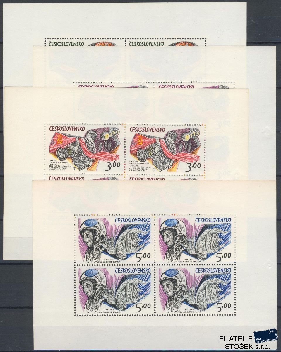 Československo známky 2023-25 I+II PL - Kosmos